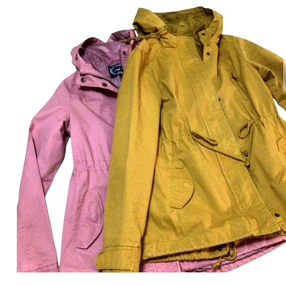 ANORAK Luxe Jackets Pink OR Gold Size M - Picture 1 of 8